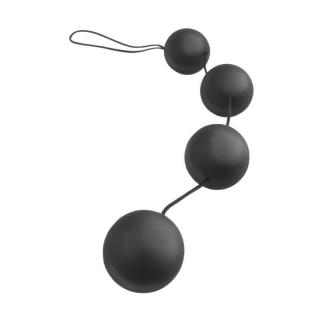 Pipedream Anal Fantasy Collection Deluxe Vibro Balls - vízálló gésagolyó - 44 cm (fekete)