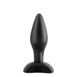 Pipedream Anal Fantasy Collection Mini Silicone Plug - szilikon, vízálló anál dildó - 7,6/10 cm (fekete)