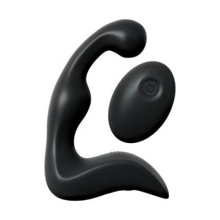 Pipedream Anal Fantasy Elite Collection Remote Control P-Spot Pro - szilikon, távirányítós, akkus, vízálló prosztata vibrátor - 16 cm (fekete)