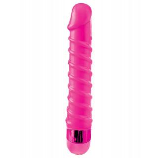 Pipedream Classix Candy Twirl Massager - vízálló vibrátor - 16,5 cm (rózsaszín)