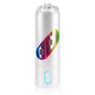 Pipedream Extreme Toyz Rechargeable Roto-Bator Pussy - akkus, vízálló, vibrációs vagina maszturbátor (átlátszó)