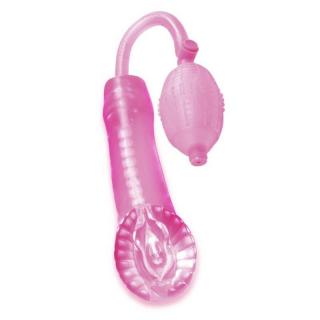 Pipedream Extreme Toyz Super Cyber Snatch Pump - vízálló vagina maszturbátor (rózsaszín)