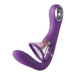 Pipedream Fantasy For Her Her Ultimate Pleasure Pro - szilikon, akkus, vízálló G-pont és csiklóizgató vibrátor - 3,5/24,6 cm (lila)