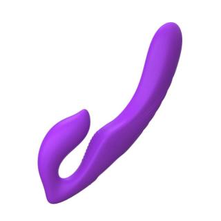 Pipedream Fantasy For Her Her Ultimate Strapless Strap-On - szilikon, akkus, távirányítós, vízállló G-pont vibrátor - 22 cm (lila)