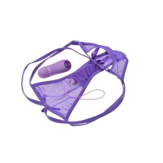 Pipedream Fantasy For Her Petite Panty Thrill-Her - távirányítós, vízálló mini vibrátor bugyival - 7,5 cm (lila)