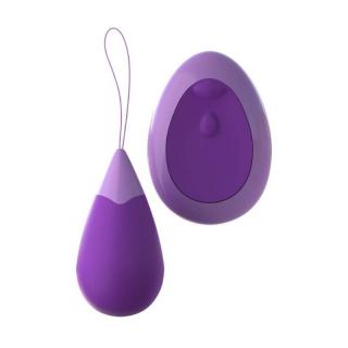 Pipedream Fantasy For Her Remote Kegel Excite-Her - szilikon, akkus, távirányítós, G-pontos, vízálló, vibrációs gésagolyó - 6,4 cm (lila)