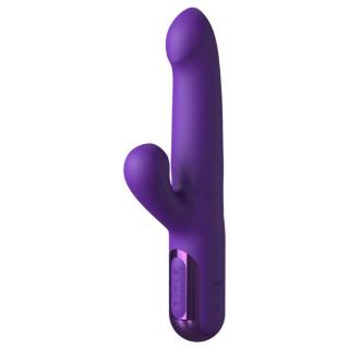 Pipedream Fantasy For Her Super SoniX Thruster - szilikon, akkus, G-pontos, vízálló, csiklókaros vibrátor - 22 cm (lila)