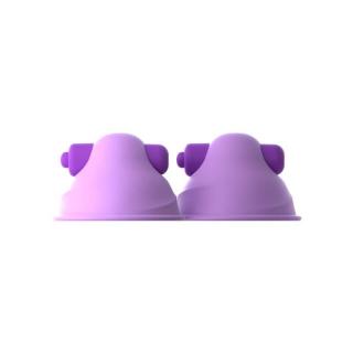Pipedream Fantasy For Her Vibrating Nipple Suck-Hers - szilikon, vízálló, vibrációs mellbimbó pumpa (lila)