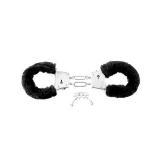 Pipedream Fetish Fantasy Series Beginner's Furry Cuffs - plüss bilincs (piros)