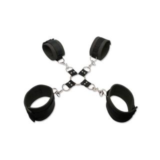 Pipedream Fetish Fantasy Series Extreme Hog-Tie Kit - kötöző szett (ezüst-fekete)
