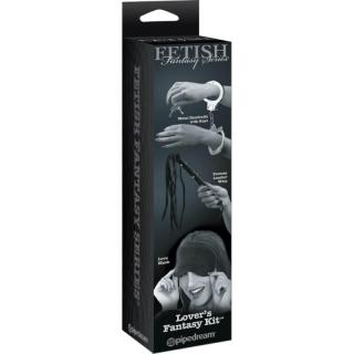 Pipedream Fetish Fantasy Series Limited Edition Edition Lover's Fantasy Kit - BDSM szett (ezüst-fekete)