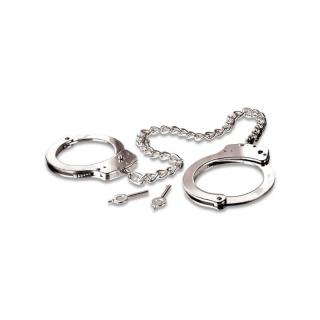 Pipedream Fetish Fantasy Series Metal Leg Cuffs - fém bilincs (ezüst)