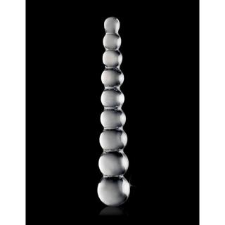 Pipedream Icicles No. 2 - üveg, vízálló dildó - 21,6 cm (átlátszó)