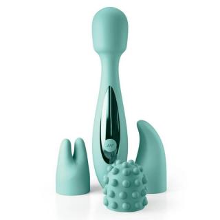 Pipedream JimmyJane Canna - szilikon, akkus, vízálló, masszírozó vibrátor - 21,8 cm (zöld)