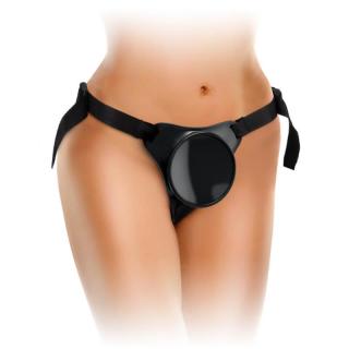 Pipedream King Cock Elite Beginner's Body Dock Strap-On Harness - felcsatolható hám - dildó nélkül (fekete)