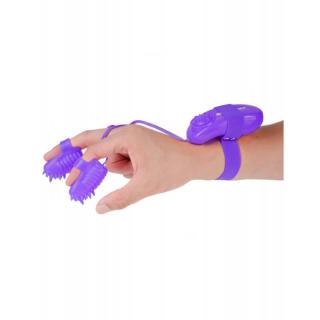 Pipedream Neon Magic Touch Finger Fun - távirányítós ujjvibrátor - 5,6 cm (lila)
