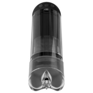 Pipedream PDX Elite Extender Pro Vibrating Pump - akkus, vízálló, vibrációs péniszpumpa (fekete-átlátszó)