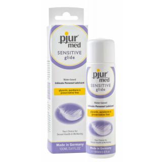 Pjur Med Sensitive - vízbázisú síkosító, érzékeny bőrre (100 ml)
