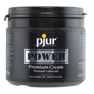 Pjur Power - prémium vegyesbázisú síkosító krém (500 ml)