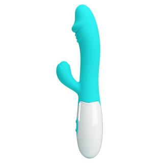 Pretty Love Snappy - szilikon, akkus, csiklóizgatós, vízálló G-pont vibrátor - 19 cm (zöld)