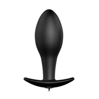 Pretty Love Special Anal Stimulation Plug - szilikon, távirányítós, vízálló anál vibrátor - 8,5 cm (fekete)