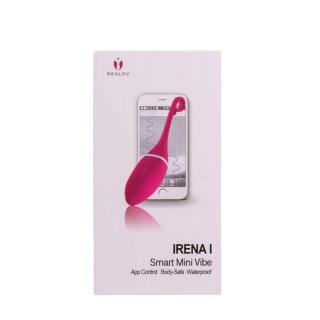 Realov Irena - szilikon, akkus, okos vibrációs tojás - 16 cm (rózsaszín)