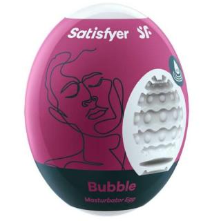 Satisfyer Egg Bubble - vízálló maszturbációs tojás (1 db)