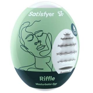 Satisfyer Egg Riffle - vízálló maszturbációs tojás (1 db)