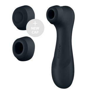 Satisfyer Pro 2 Generation 3 - szilikon, okos, akkus, vízálló, csiklóizgató vibrátor - 16,4 cm (fekete)