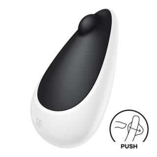 Satisfyer Spot On 3 - szilikon, akkus, vízálló csiklóizgató vibrátor - 9 cm (fekete)
