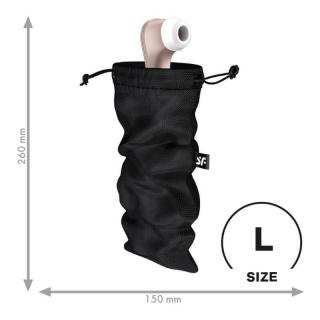 Satisfyer Treasure Bag - szexjáték tároló - L méret (fekete)
