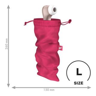 Satisfyer Treasure Bag - szexjáték tároló - L méret (rózsaszín)