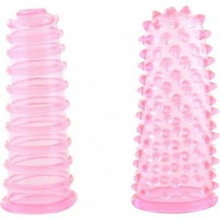 Seven Creations Lustfingers Soft + Bumpy - vízálló ujjazó - 8 cm (rózsaszín)