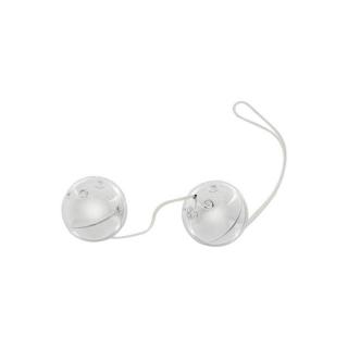 Seven Creations Silver Meta Balls - vízálló gésagolyó duó - 9,1 cm (ezüst)