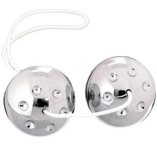 Seven Creations Silver Metal Balls - vízálló gésagolyó - 9,1 cm (ezüst)