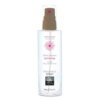 Shiatsu Bed  Body Spray - feromon parfüm - cseresznye-fehér lótusz - nőkre ható (100 ml)
