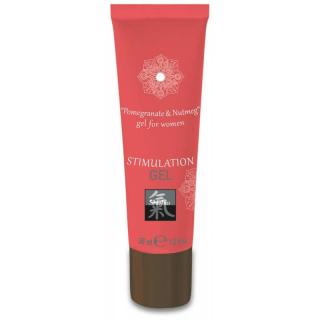 Shiatsu Stimulation Gel Pomegranate  Nutmeg - vágyfokozó, stimuláló gél - gránátalma-szerecsendió (30 ml)