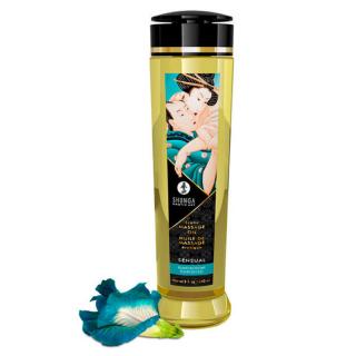 Shunga Erotic Massage Oil Island Blossoms - erotikus masszázsolaj - virágos (240 ml)