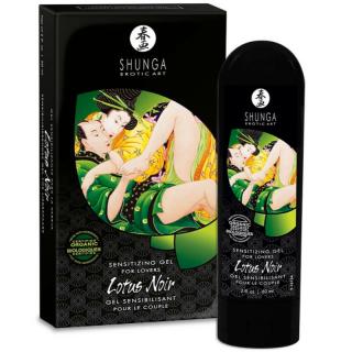 Shunga Lotus Noir - stimuláló, hűsítő, vágyfokozó gél (60 ml)