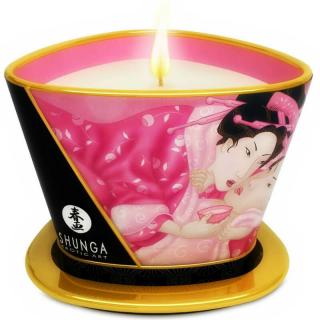 Shunga Massage Candle Roses - masszázsgyertya - rózsa (170 ml)