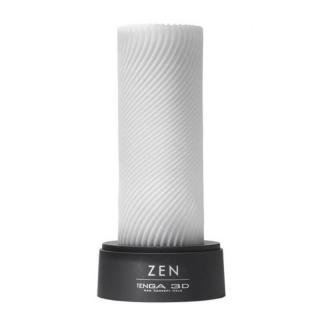 Tenga 3D Zen - vízálló maszturbátor (fehér)