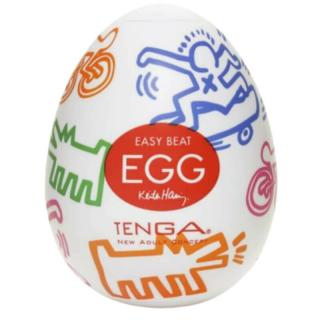 Tenga Egg Keith Haring Street - vízálló, maszturbációs tojás (1 db)