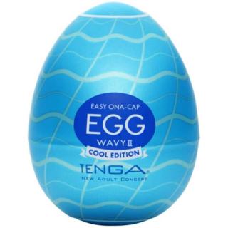 Tenga Egg Wavy II Cool Edition - vízálló maszturbációs tojás (1 db)