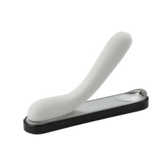 Tenga Iroha Mai Tsuru - szilikon, akkus, vízálló G-pont vibrátor - 17,4 cm (fehér)