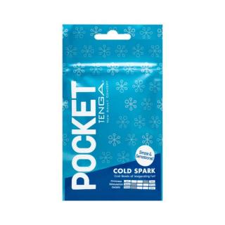 Tenga Pocket Cold Spark - eldobható maszturbátor (átlátszó)