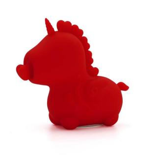 Unihorn Cupid's Beau -  szilikon, akkus, vízálló, csiklóizgató vibrátor - 4,2 cm (piros)