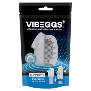 Vibeggs Blow Misty - vízálló, vibrációs maszturbációs tojás (1 db)