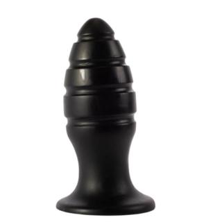 X-Men 10" Extra Girthy Butt Plug - letapasztható anál dildó - 25,4 cm (fekete)