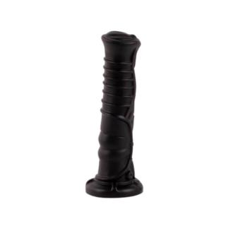 X-Men David's 12.4" Cock II - letapasztható, élethű dildó - 27 cm (fekete)