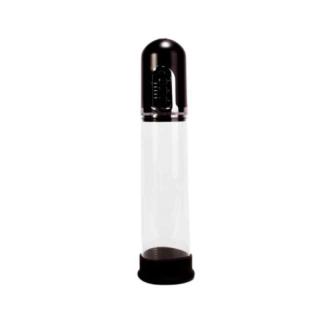 X-Men Electric Penis Pump - szilikon, akkus, vízálló, vibrációs péniszpumpa (fekete)
